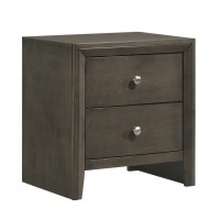 Coaster Furniture 215842 Serenity 2-drawer Nightstand Mod Grey
